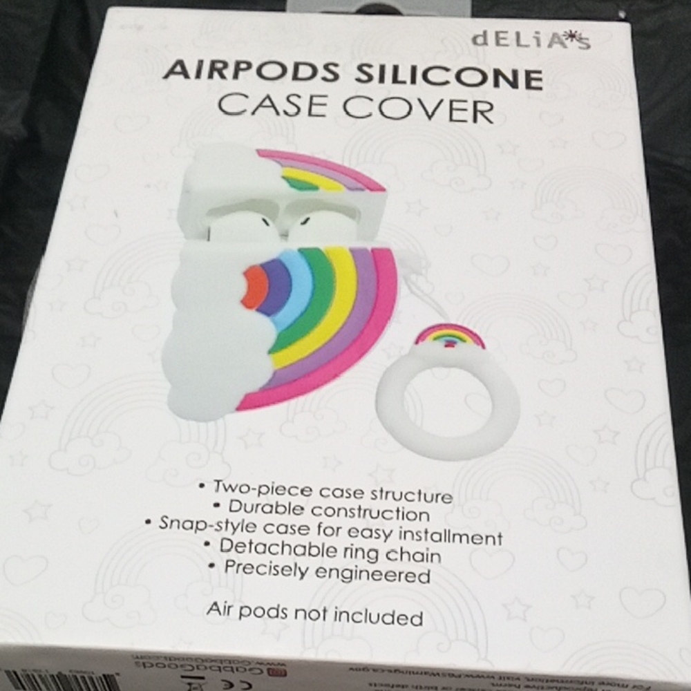 dELiA*s Rainbow AirPods Silicone Case Cover